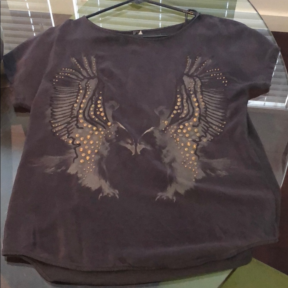 Zara Basic Graphic Top - image 1